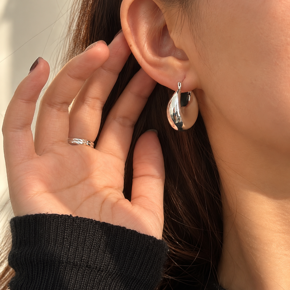 Loreto Hoops Silver