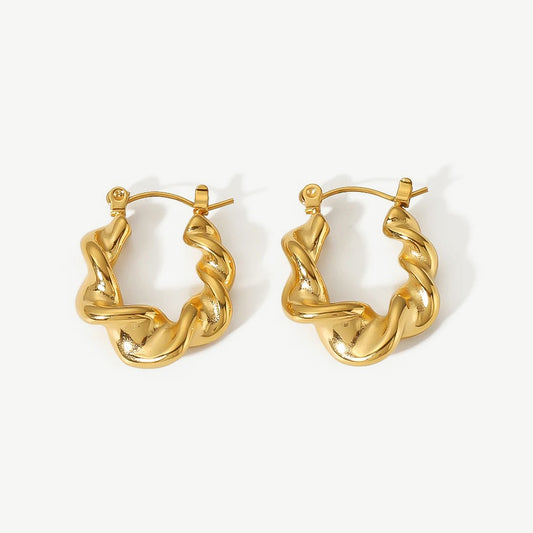 Parisian hoop earrings