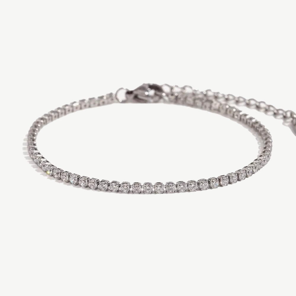 Tennis Bracelet 2mm Silver