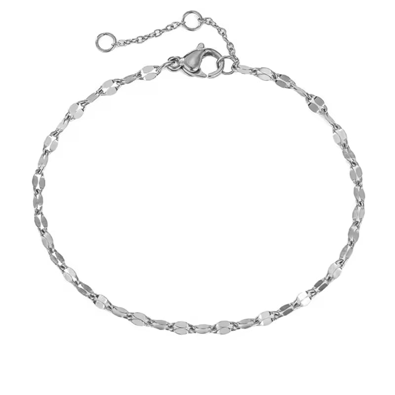 Lucano Anklet Silver